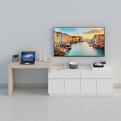 B & Q-modern master bedroom-TV Cabinet combination