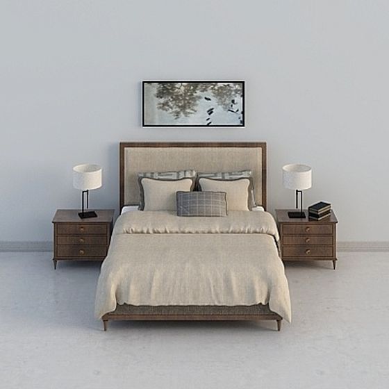 Urban Retreat Bedroom Suite 3D model