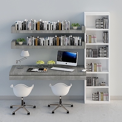 Home improvement E Station-Chinese 3-447-Desk combination