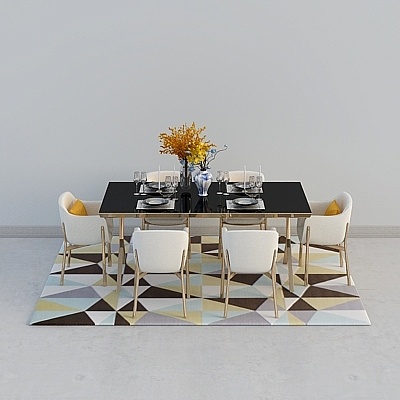 Dining Table and Chairs Set