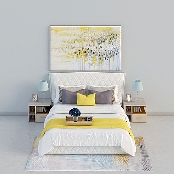 Urban Retreat Bedroom 3D model