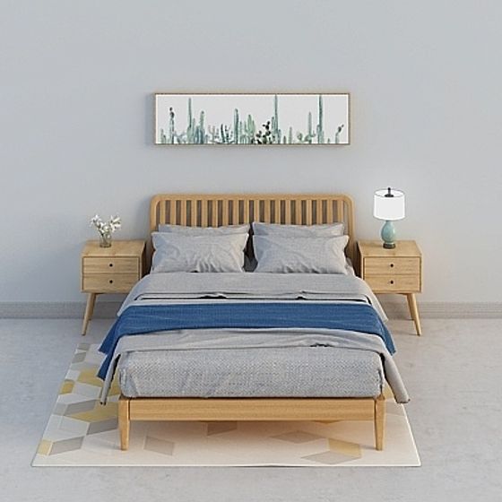 Urban Oasis Bedroom 3D model