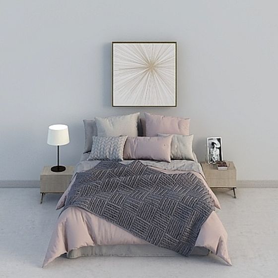 Cozy Retreat Bedroom 3D model