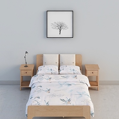 Cozy Retreat Bedroom 3D model