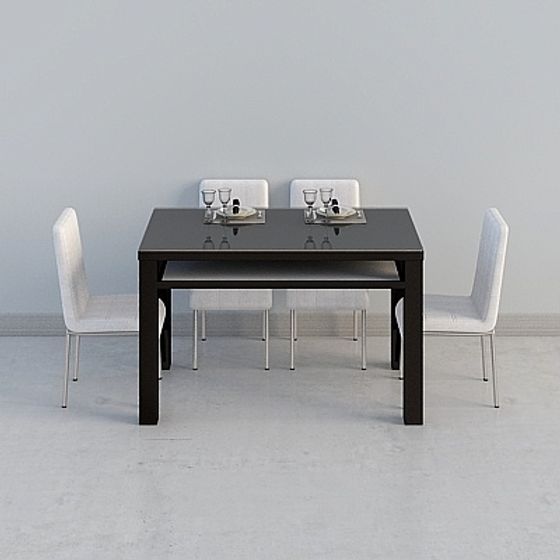 Urban Dining Table 3D model