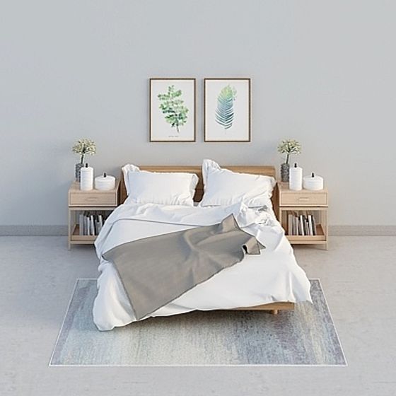 Cozy Retreat 3D model - Tranquil Comfort