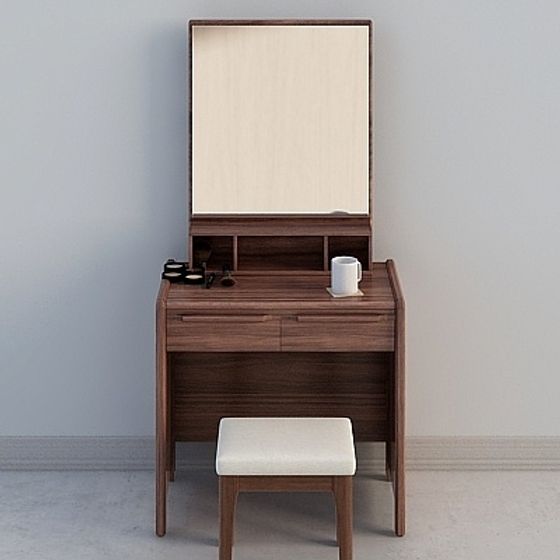 Minimalist Vanity 3D model for Elegant Interiors