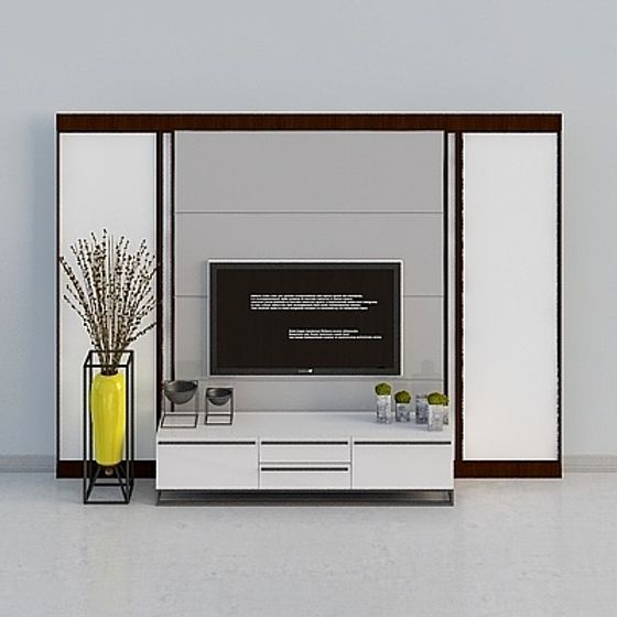 Urban Elegance Media Console 3D model
