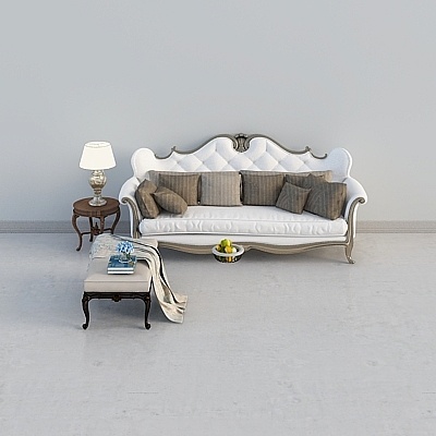 European white cortical many people sofa combination