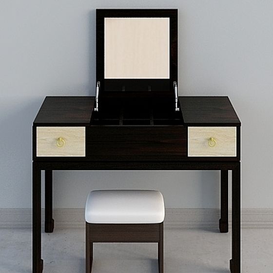 Minimalist Combination Dressing Table 3D Model