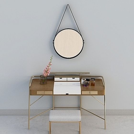 Chic Dressing Table 3D Model for Modern Spaces