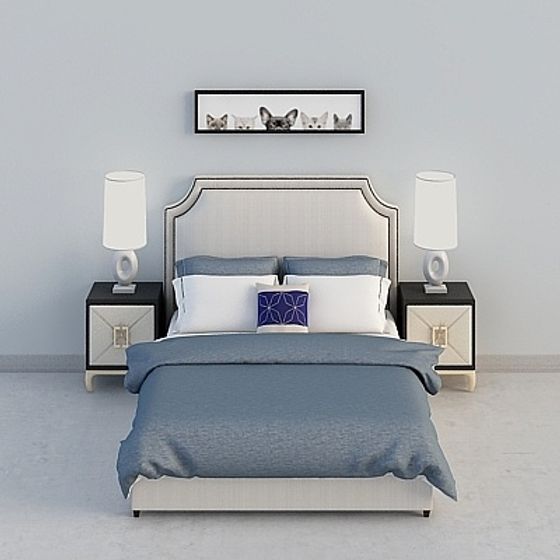 Urban Retreat Bedroom 3D Model