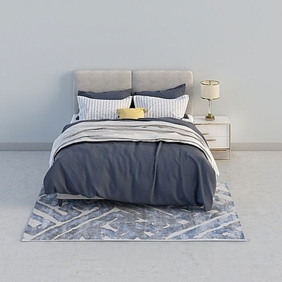 Modern Bed Sets,Earth color+Gray