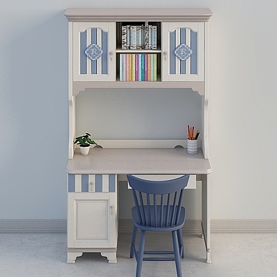 Combinazione di libreria e scrivania Runhong-GST01