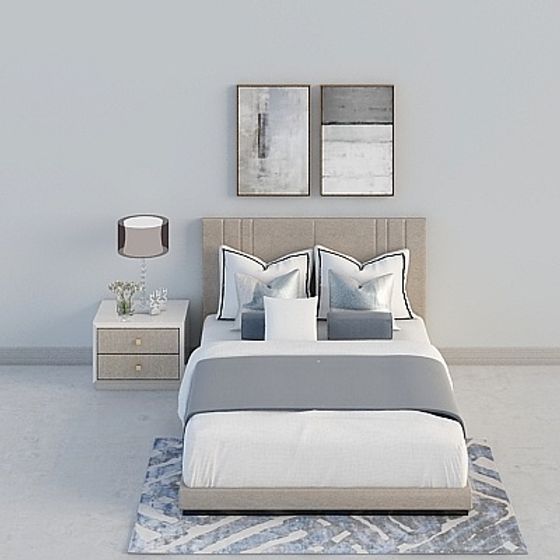 Urban Retreat Bedroom 3D model