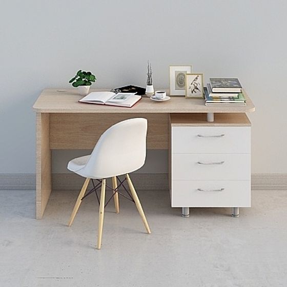 Asian Modern Home Office,Gray+Black+Earth color