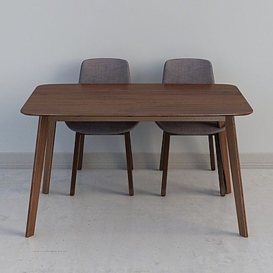 City Table 3D model - Modern Minimalist Design