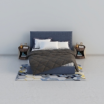 Urban Retreat Bed 3D model