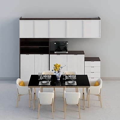 VR-City-dining table and chairs combination