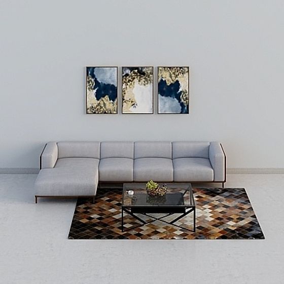 Urban Elegance Sofa 3D model