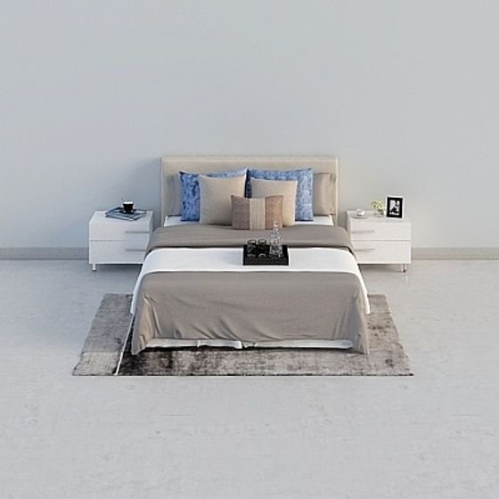 City Retreat Bedroom 3D Model