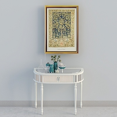 Classic Console Table 3D model