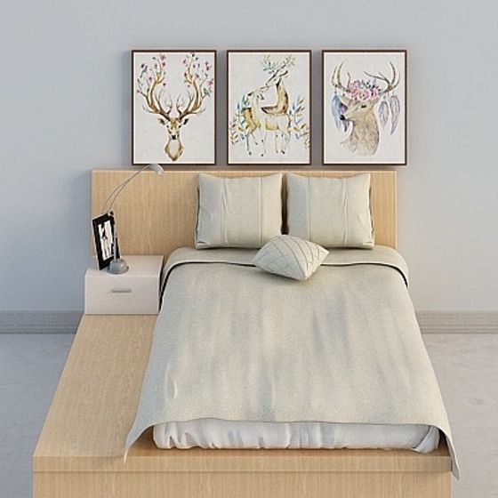 Warm Bedhead 3D model