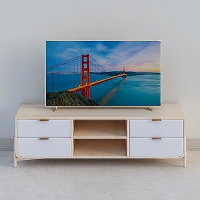 Ideally Fan Art Barbizon Nordic Small TV Background Cabinet