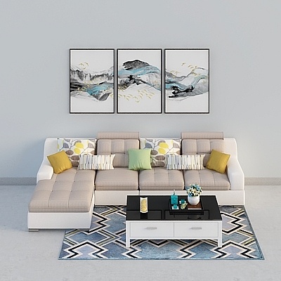 Music and people PYS353 double digit+single digit+right chaise-t