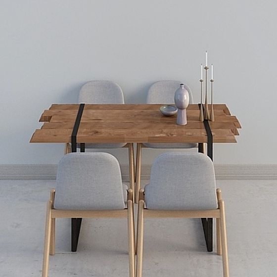 Urban Dining Table 3D model