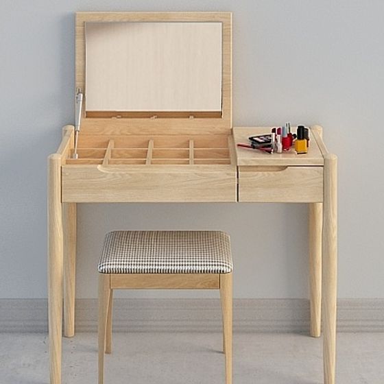 Modern Minimalist Vanity Table 3D model