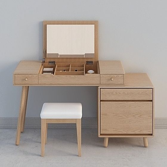 Modern Minimalist Dressing Table 3D model