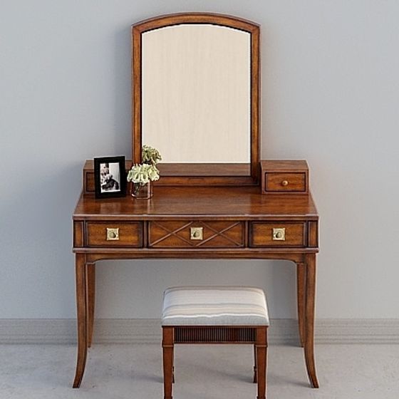 Classic Vanity Set 3D model