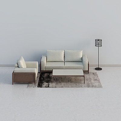 HK16031 three-seat sofa combination