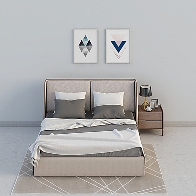 Giường vải nhà GU kết hợp