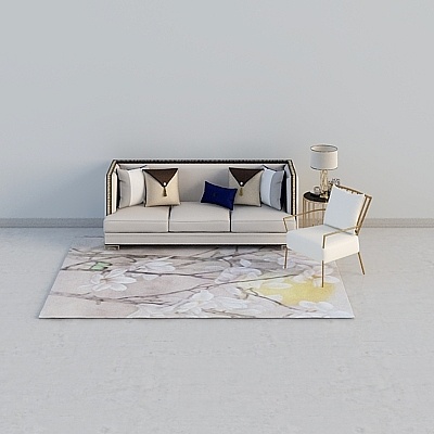 Urban Living Room 3D model