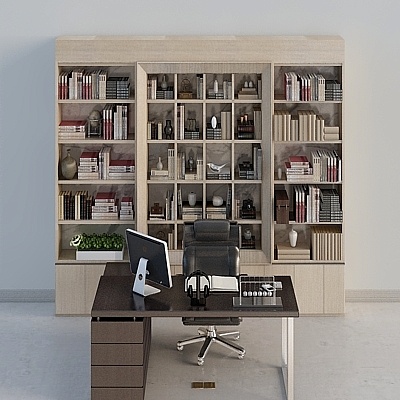 Work Desk and Chair Combination