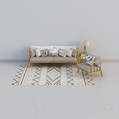 Pasco - 6005 - Conjunto de Sofá de Tres Plazas (Modificado)