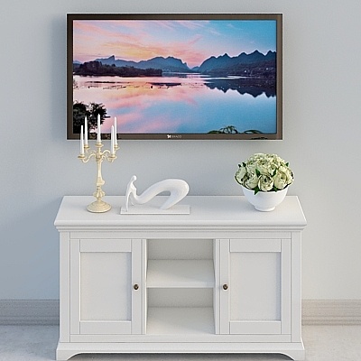 European-style bedroom TV Cabinet combination