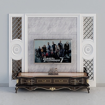 7153 - TV Cabinet Set