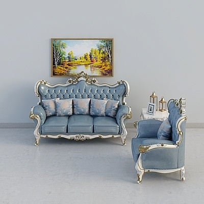 Faisaliyah Palace-388-three-seat sofa combination