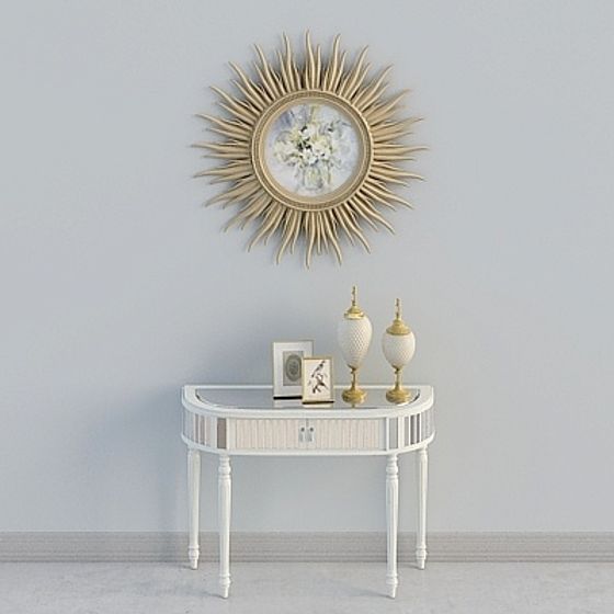 Classic Console Table 3D model for Elegant Interiors