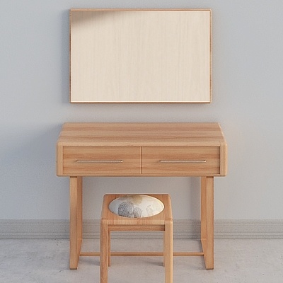 YC-Maple Chantilly-dressing table combination