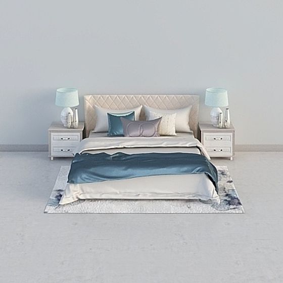 Cozy Retreat Bedroom 3D Model