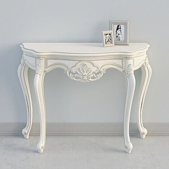 Rococo Console Table 3D model