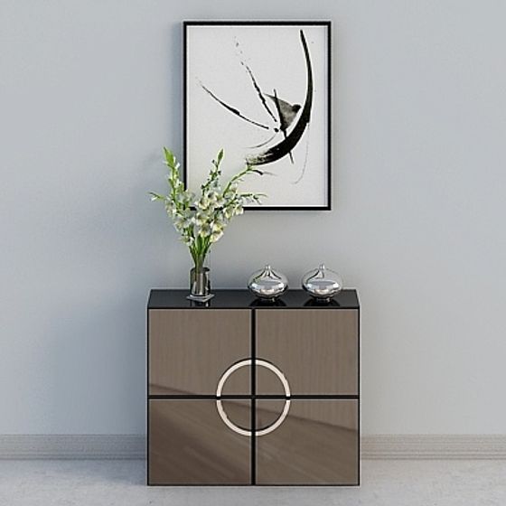 Urban Living Room Cabinet 3D model