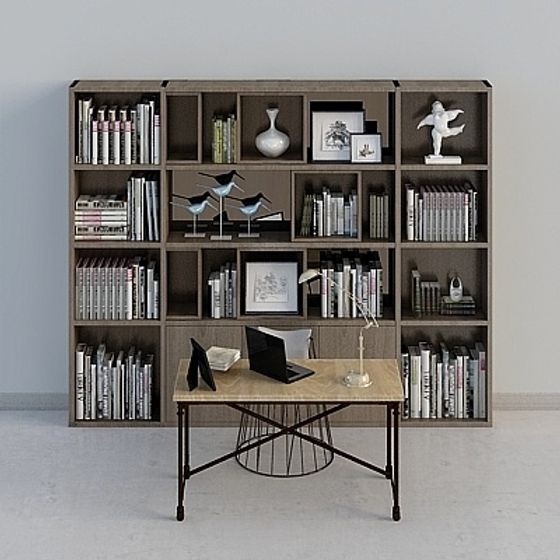 Urban Bookshelf 3D model