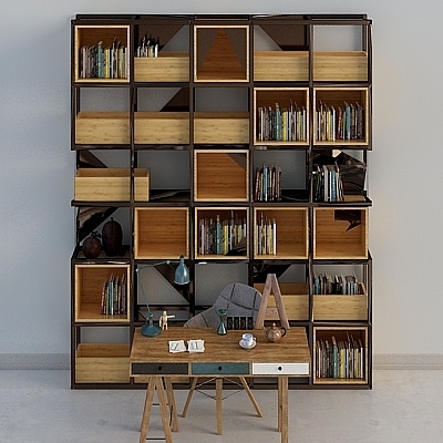 Living-balcony shelf combination