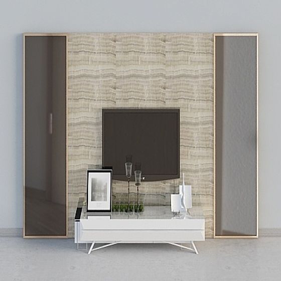 Sleek Modern Interior Design 3D model