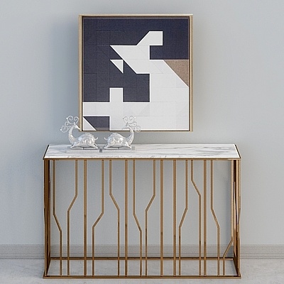 Jiazhuang E Station - Modern 068 - Side Cabinet Set